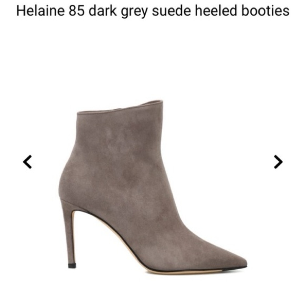 NWT Helaine Jimmy Choo Grey booties Suede 6.5